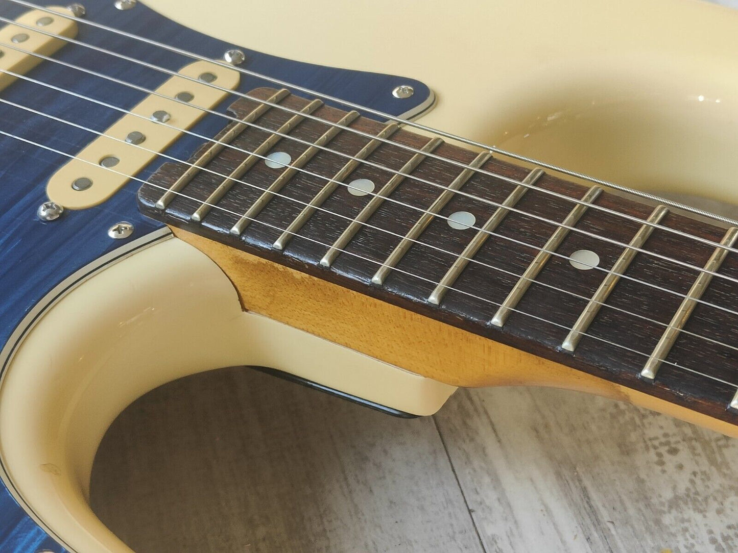 2000's ESP Japan Custom Order Stratocaster w/Van Zandt Pickups (White)
