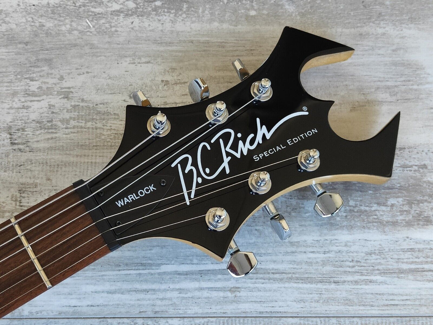 BC Rich  Special Edition Afterburner Warlock (Black/Chrome)