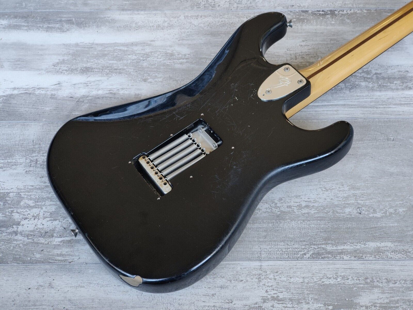 1986 Fender Japan ST72-55 LH Left Handed '72 Reissue Stratocaster (Black)