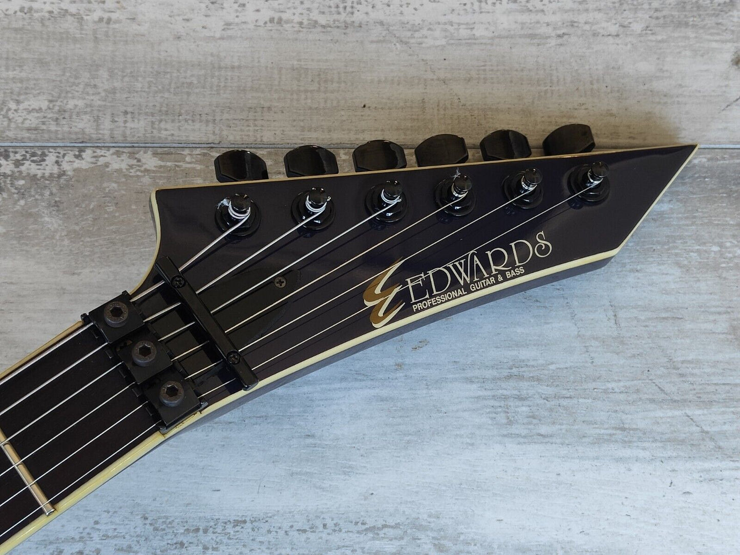 1990's Edwards Japan (by ESP) E-C-98V Flying V w/EMG's (Purple)