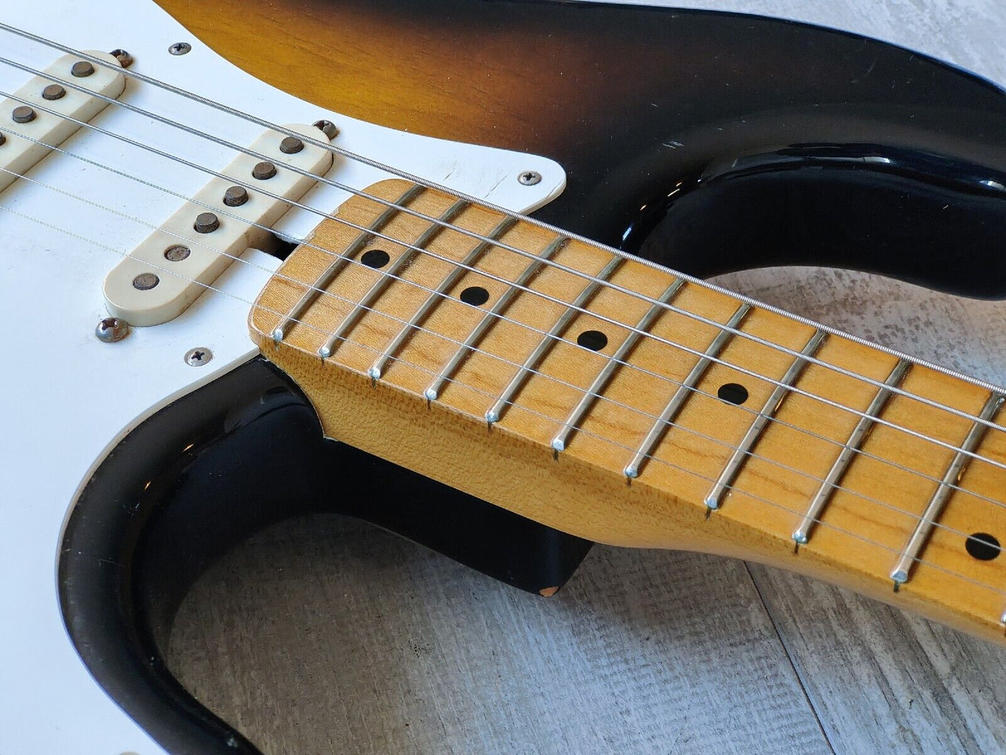 1980's Profile Silhouette Japanese '57 Style Stratocaster (Sunburst)