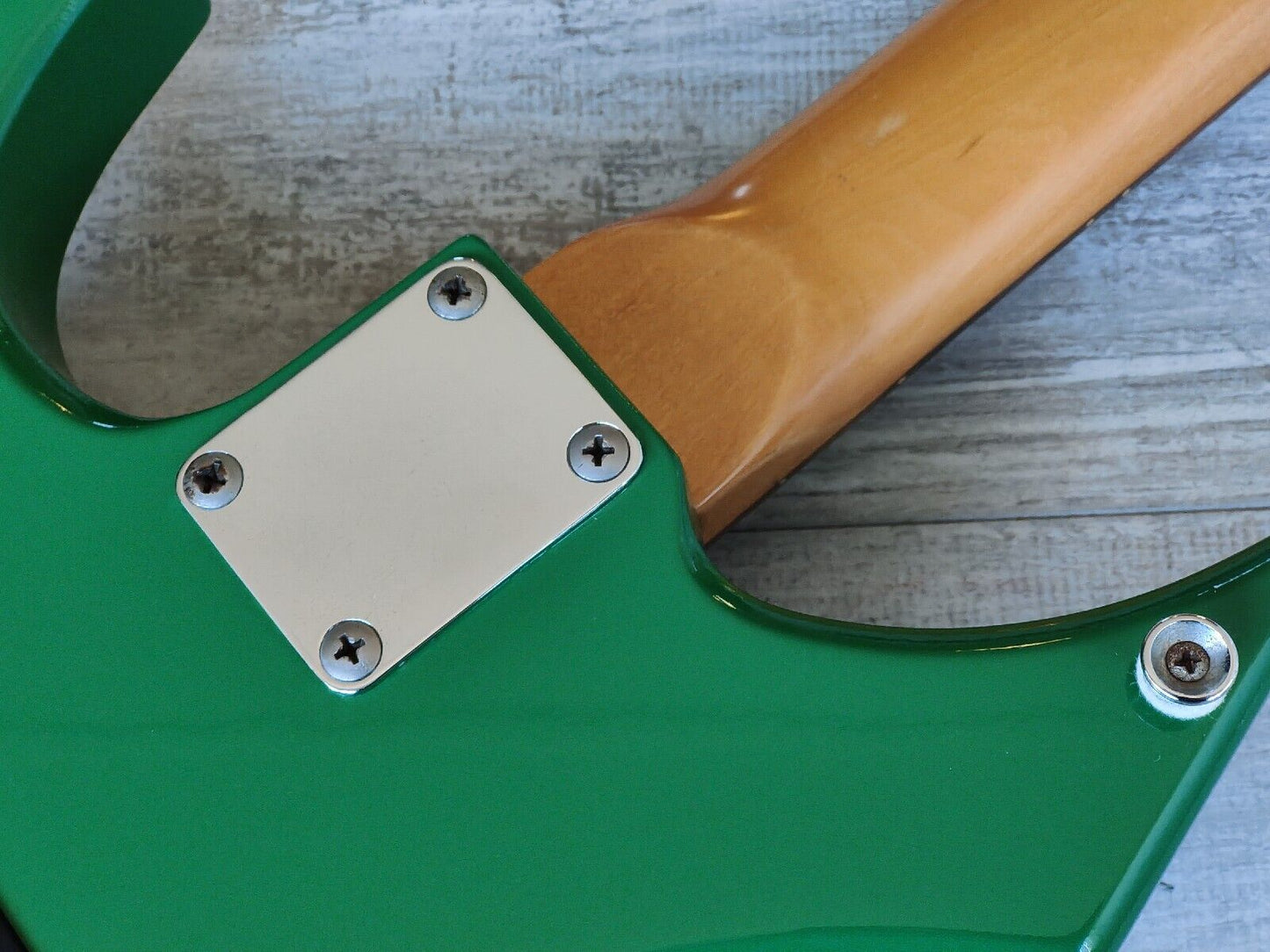 1980's BC Rich Japan NJ Series Warlock w/Floyd Rose (Refinished Green)