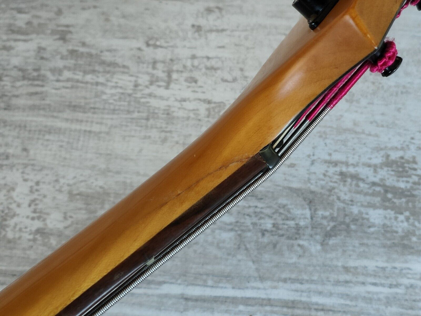 1985 Charvel Jackson Japan Model 2B PJ Bass (Red)