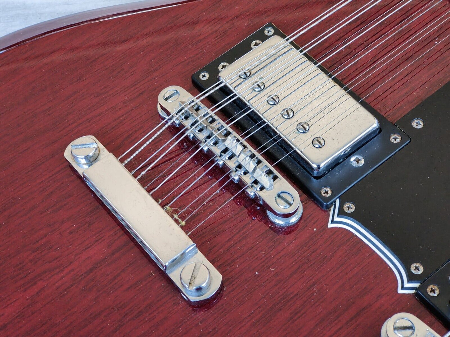 1976 Aria Japan (Matsumoku) EDS-1275 Style 6/12 Doubleneck SG (Cherry Red)