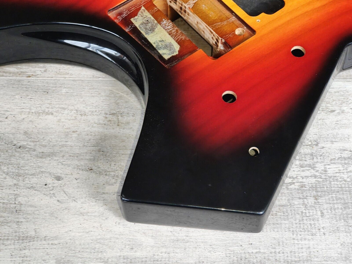 Killer Japan KG-Exploder Explorer Style Neck/Body (Sunburst)