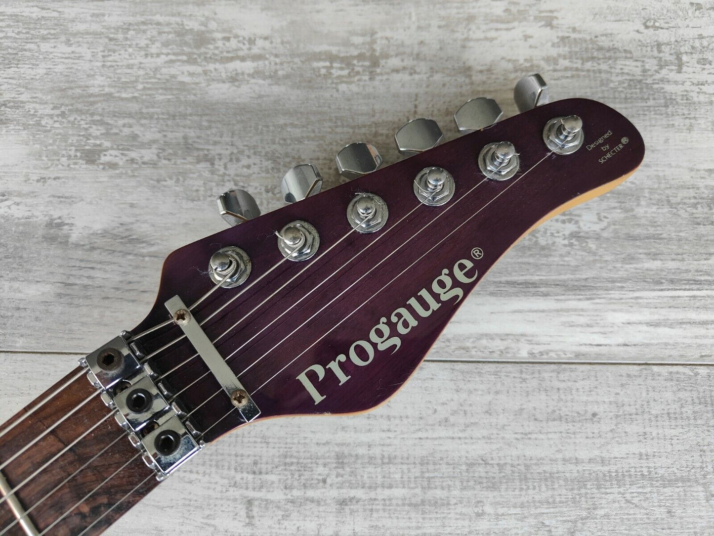 Schecter Proguage EX Series PS-540EX HSH Superstrat (Quilted Purple)