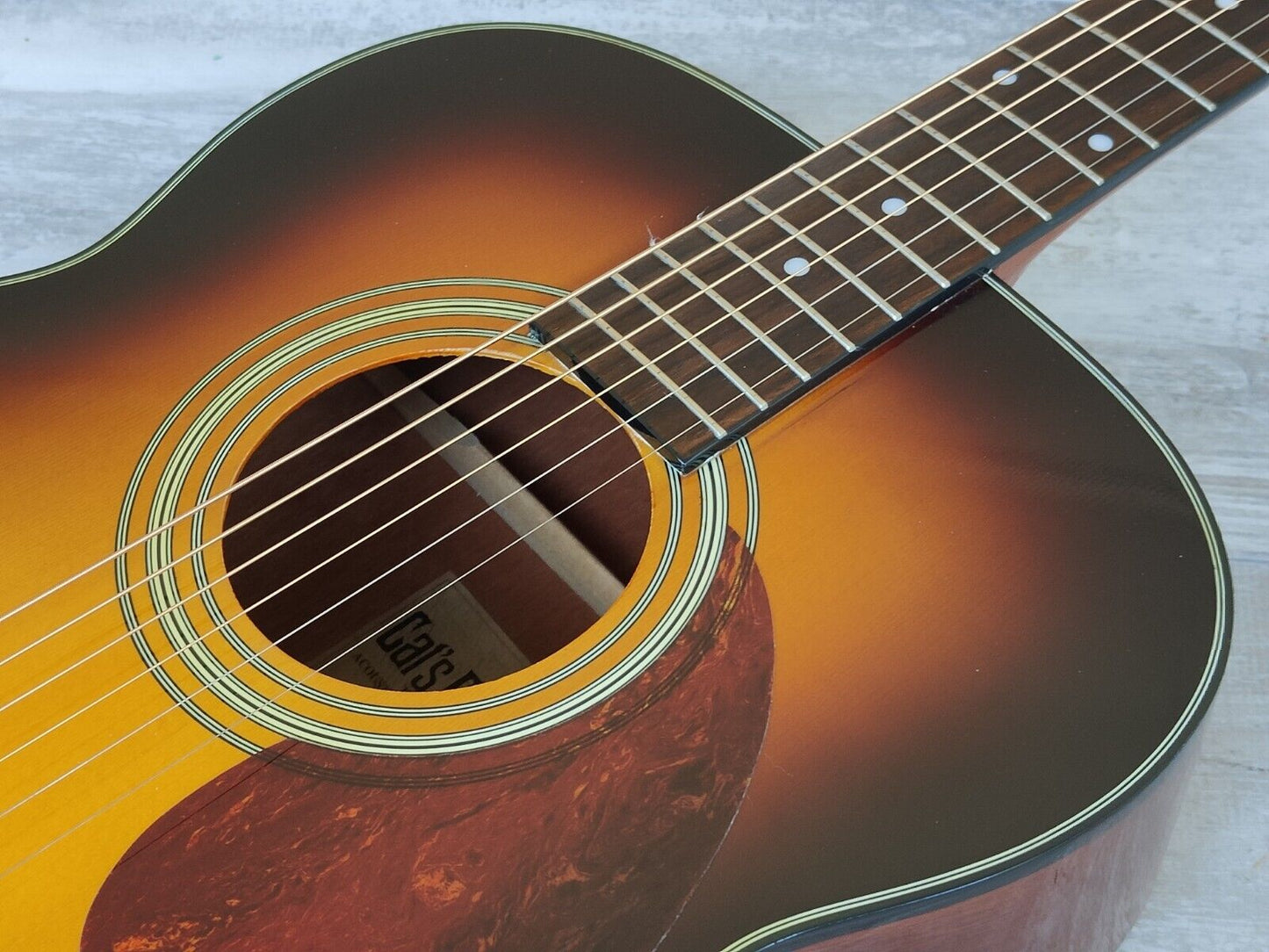 1990's Cat's Eyes (Tokai Japan) CE-20T-ST Acoustic Guitar (Brown Sunburst)