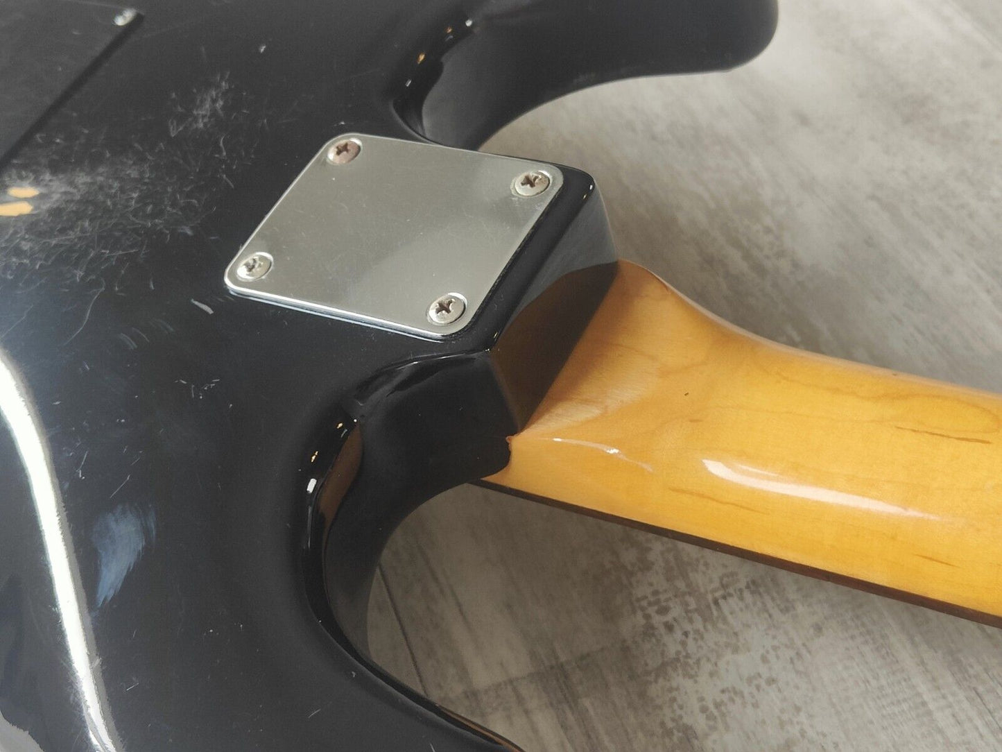 1980's P-Project (by Fernandes) Custom Order Japanese Stratocaster (Black)