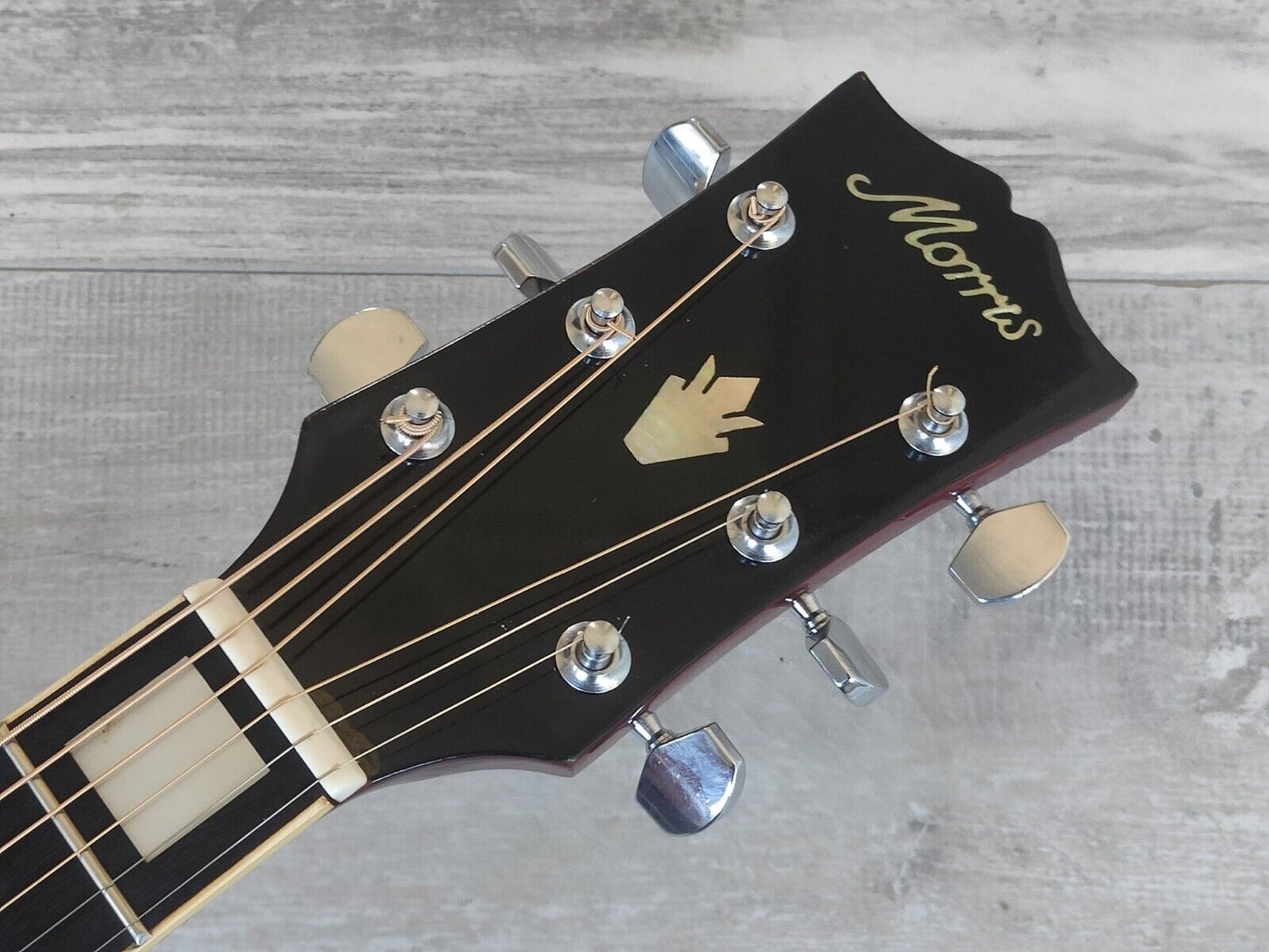1970's Morris WH-20 Hummingbird Japanese Vintage Acoustic Guitar (Sunburst)