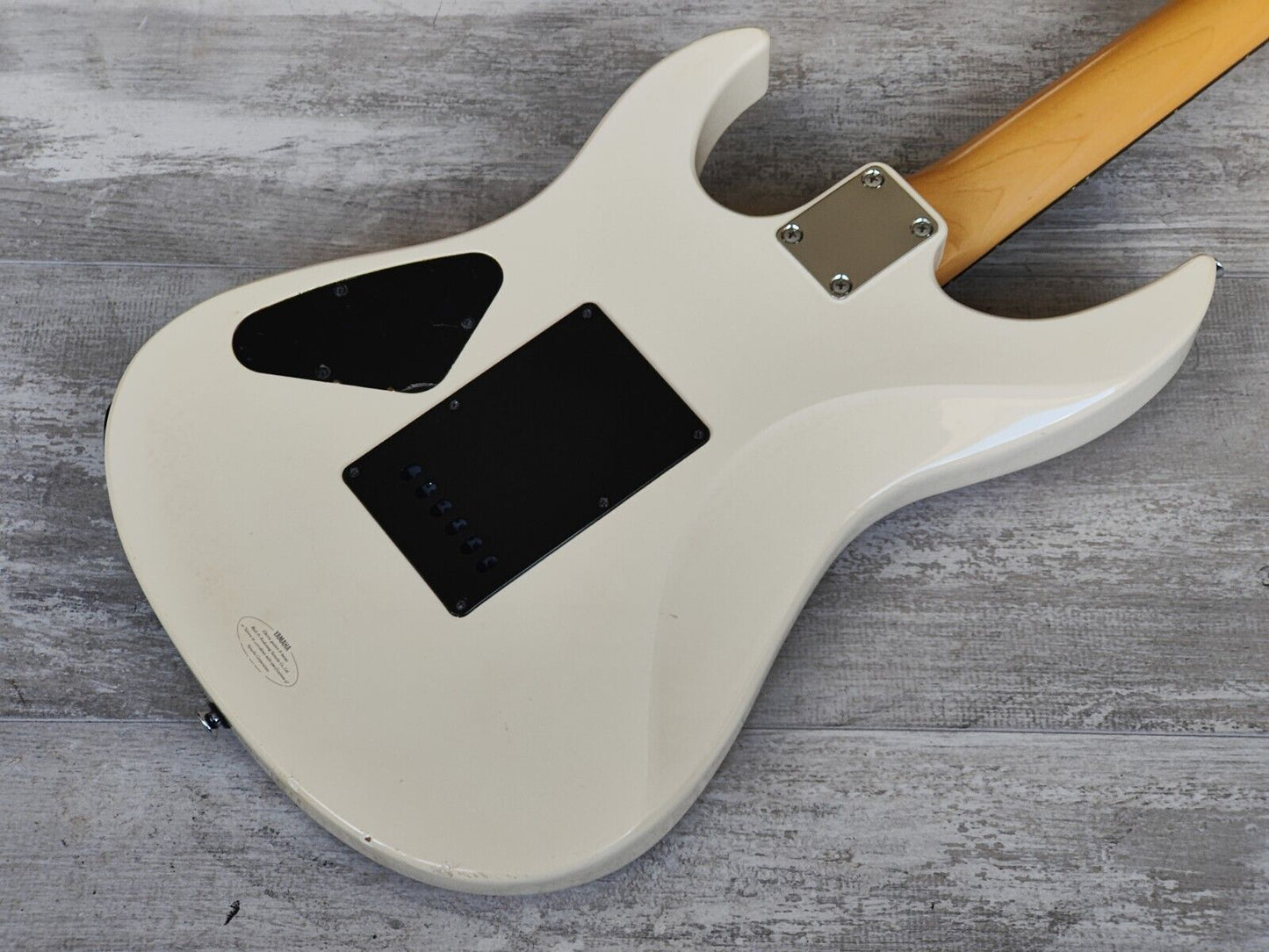 1993 Yamaha YGX121FP HSH Superstrat w/"Free Art Pickguard" (Pink Tiger)