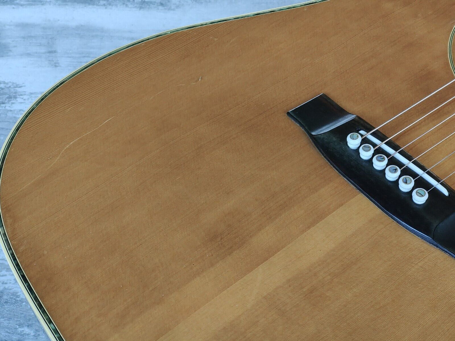 1980's Suzuki W-250 Japanese Vintage Acoustic Guitar (Natural)