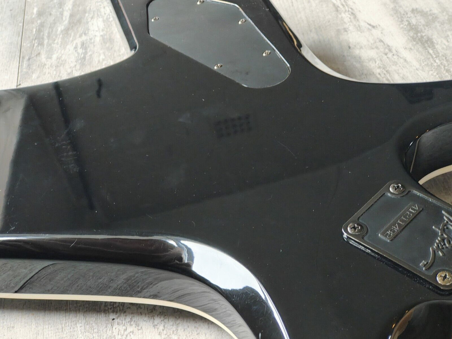 2000's BC Rich Mick Thomson 7 Style Warlock (Black)