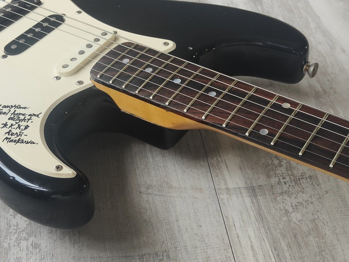 1980's P-Project (by Fernandes) Custom Order Japanese Stratocaster (Black)