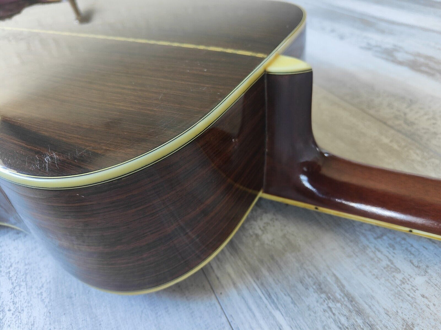 1980's Morris W-30 Japanese Vintage Acoustic Dreadnought Guitar (Natural)