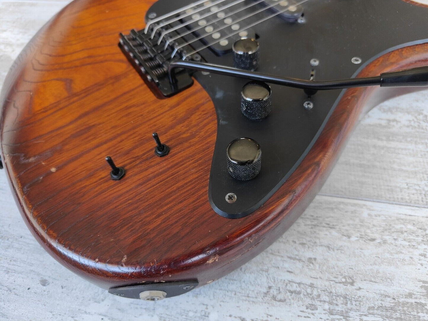 1992 Fernandes Japan FST-95S Superstrat w/Sustainer (Violin Sunburst)