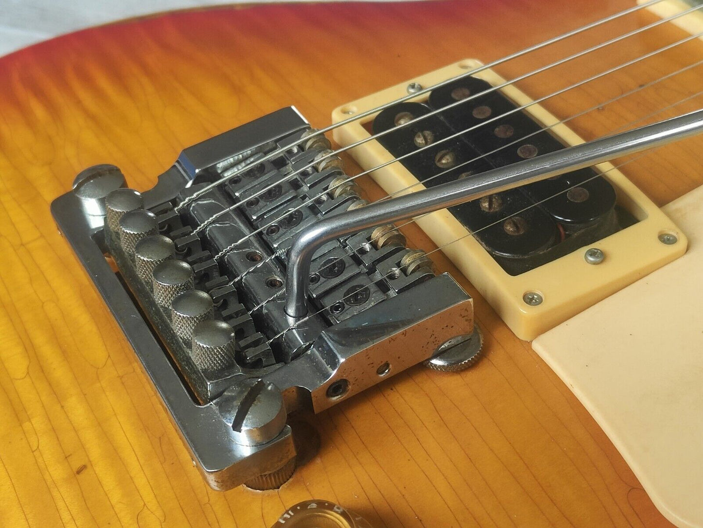 1980 Greco Japan EG-500 Les Paul Standard (Nitro Relic Cherry Sunburst Refinish)