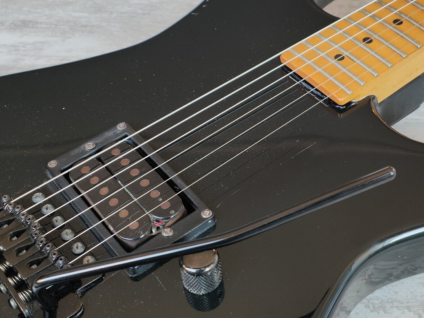 1986 Charvel Japan Model 1 Superstrat (Black)