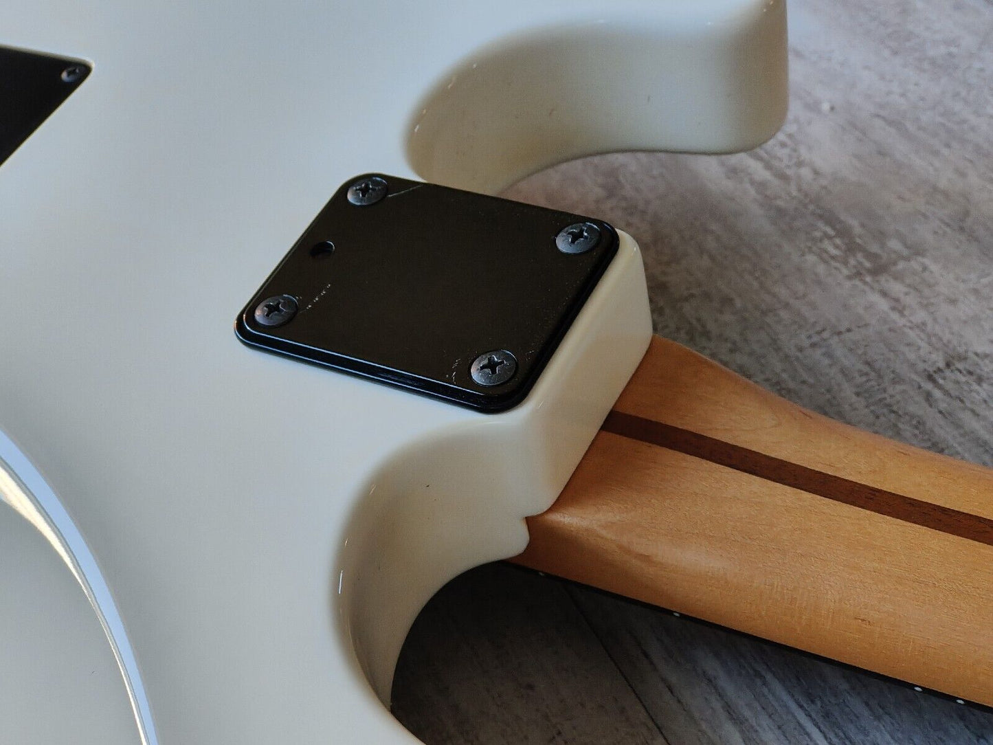 1987 Fender Japan E Series SF-455 Contemporary Stratocaster w/Kahler (White)