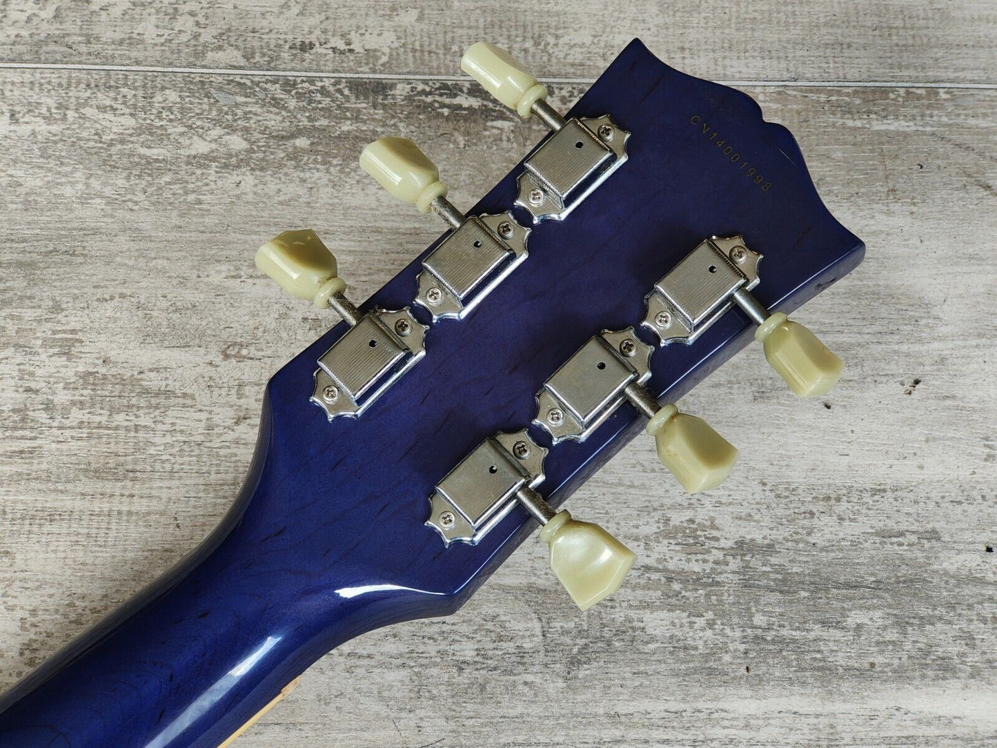 2014 Tokai ALS Series Love Rock Les Paul Standard (Transparent Blue)