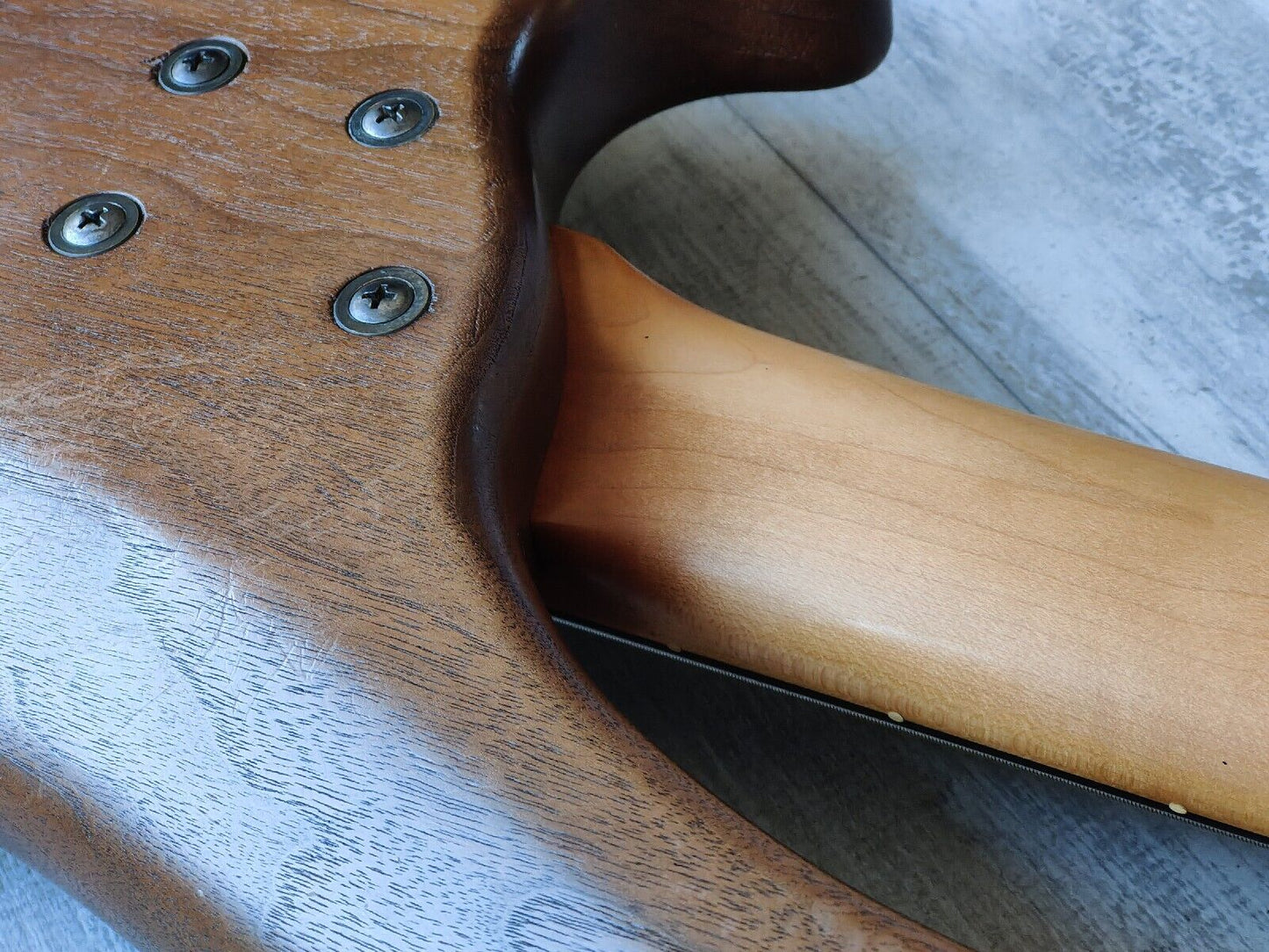 1980's P-Project (by Fernandes Japan) PUM-4 PJ Bass (Dark Brown)