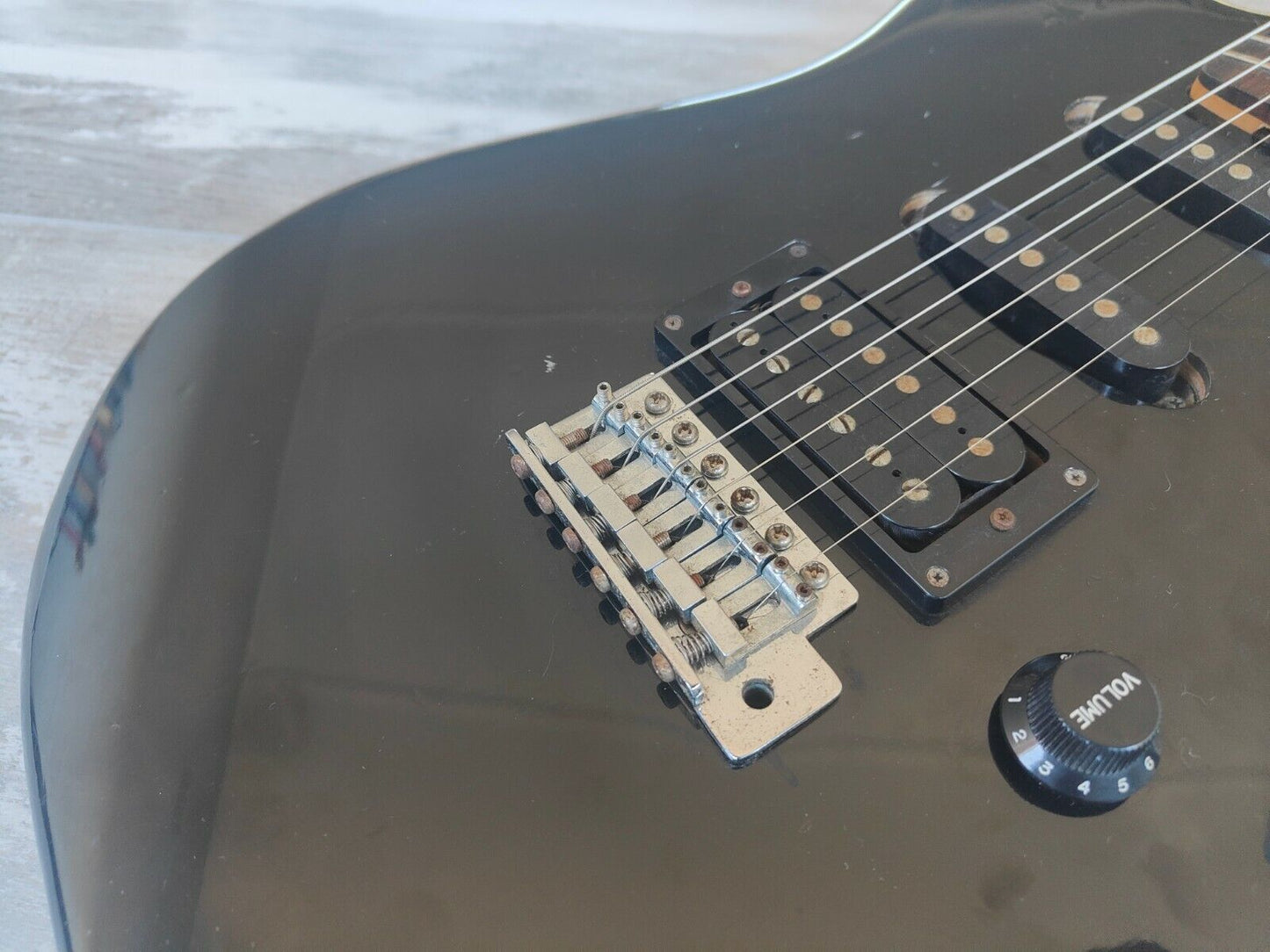 1980's Tokai Japan Custom Edition HSS Superstrat (Black)