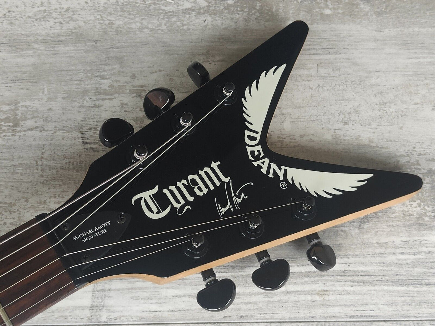2012 Dean Michael Amott Signature Model Tyrant X (Black)