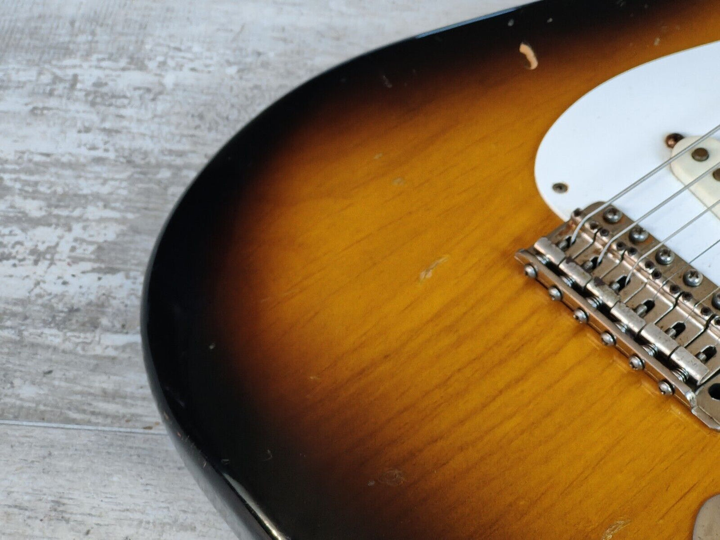 1980's Profile Silhouette Japanese '57 Style Stratocaster (Sunburst)