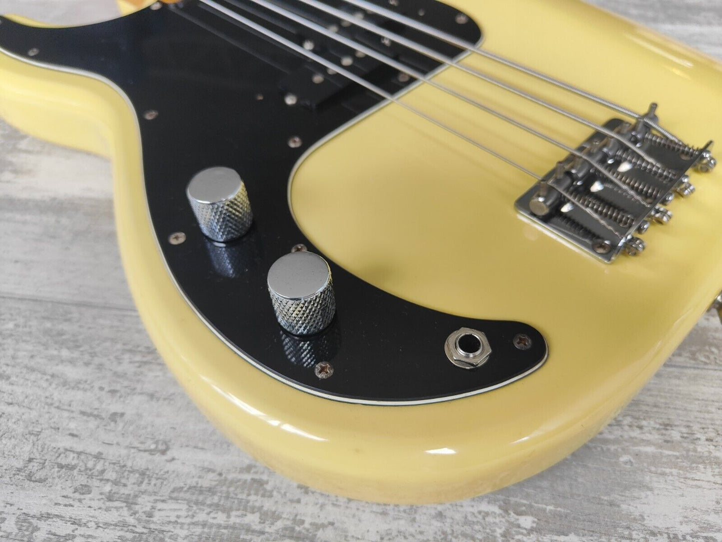 1985 Fernandes Japan FPB-40L Left Handed Precision Bass (White)