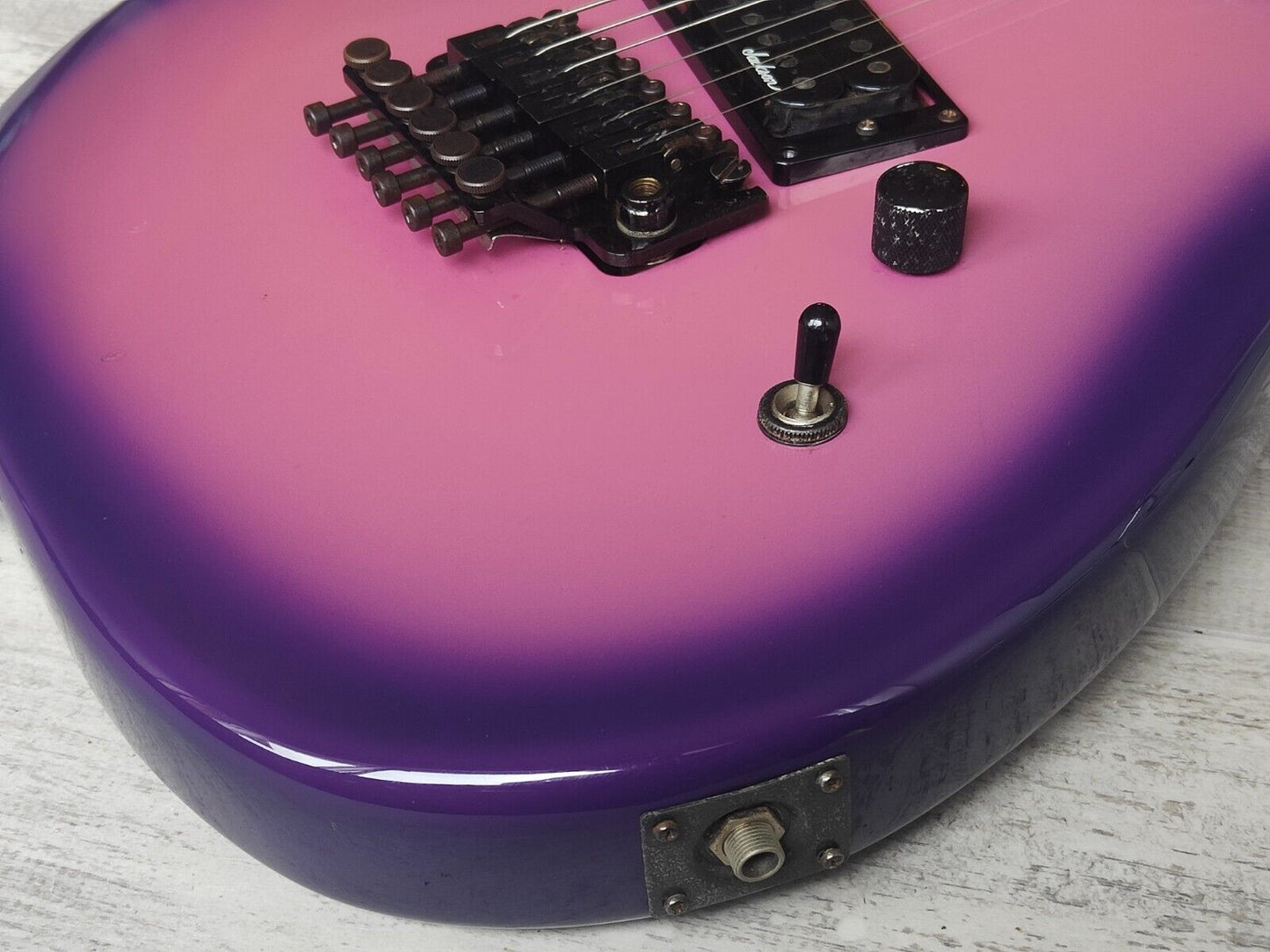 1980's Kramer Japan JK 1000 w/Jackson Pickups & Floyd Rose (Purple Burst)