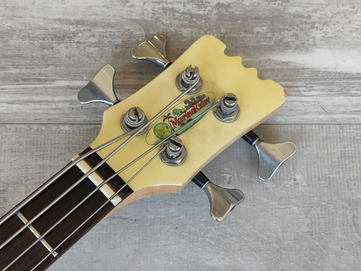 Marine Rider Mini Mosrite Travel Bass Guitar (Made in Japan)