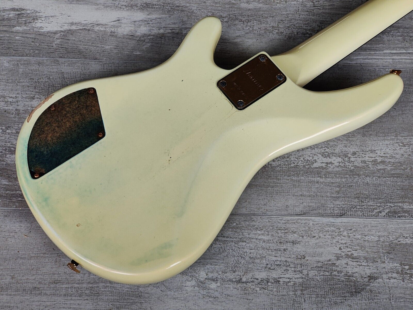 1987 Ibanez Japan RB835 Roadstar II Bass Guitar (Crystal Pearl White)