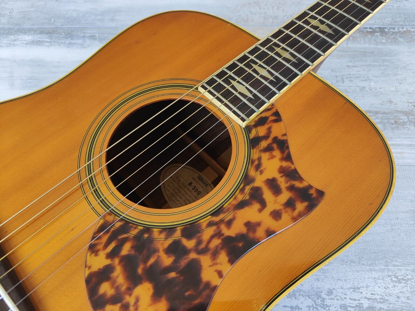 1985 Yamaha N-500 Japanese Vintage Acoustic Guitar (Natural)
