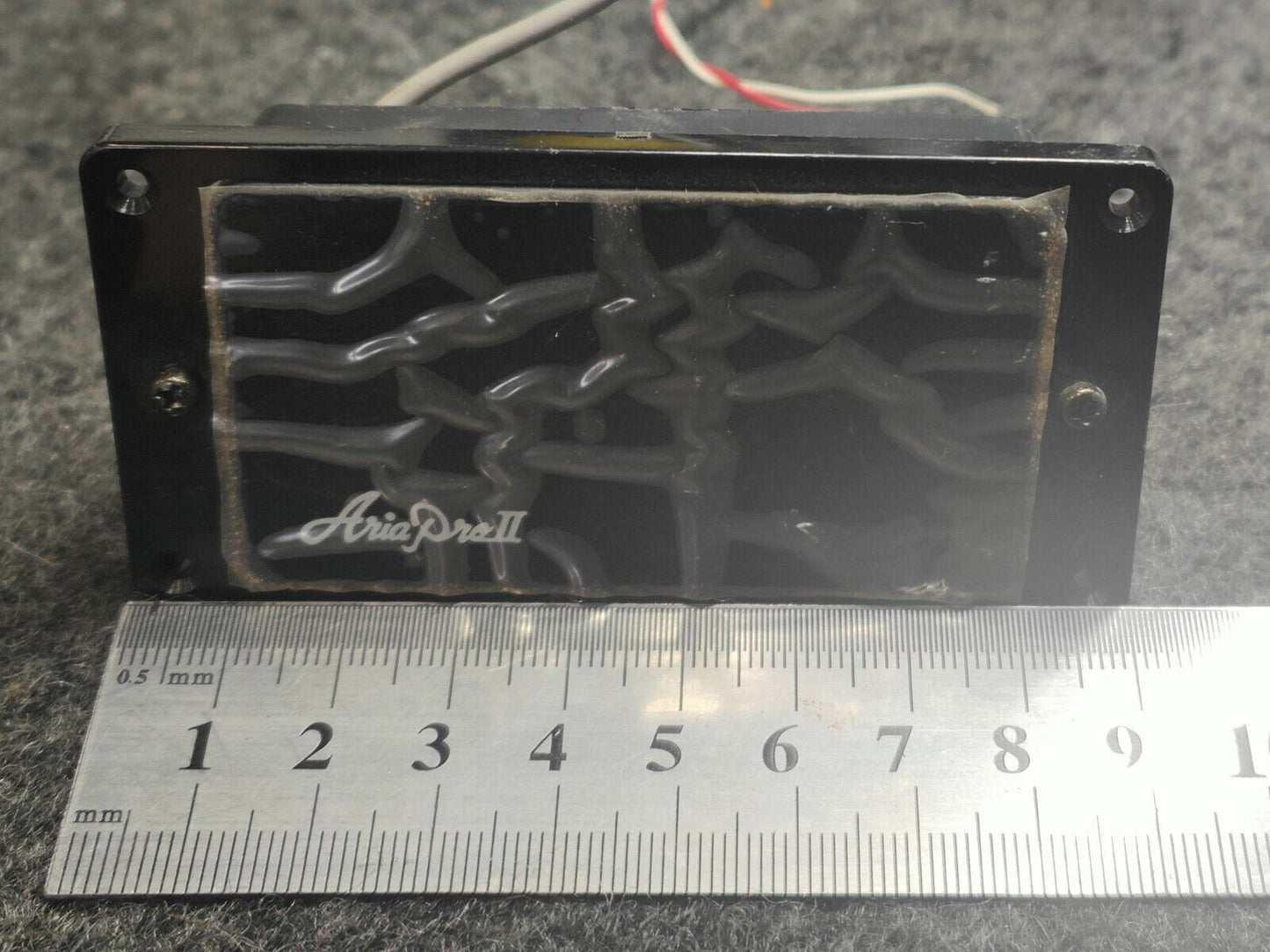 1980's Gotoh (Aria Pro II) Japan NOS Covered Chrome AH-1 Humbuckers (Black)