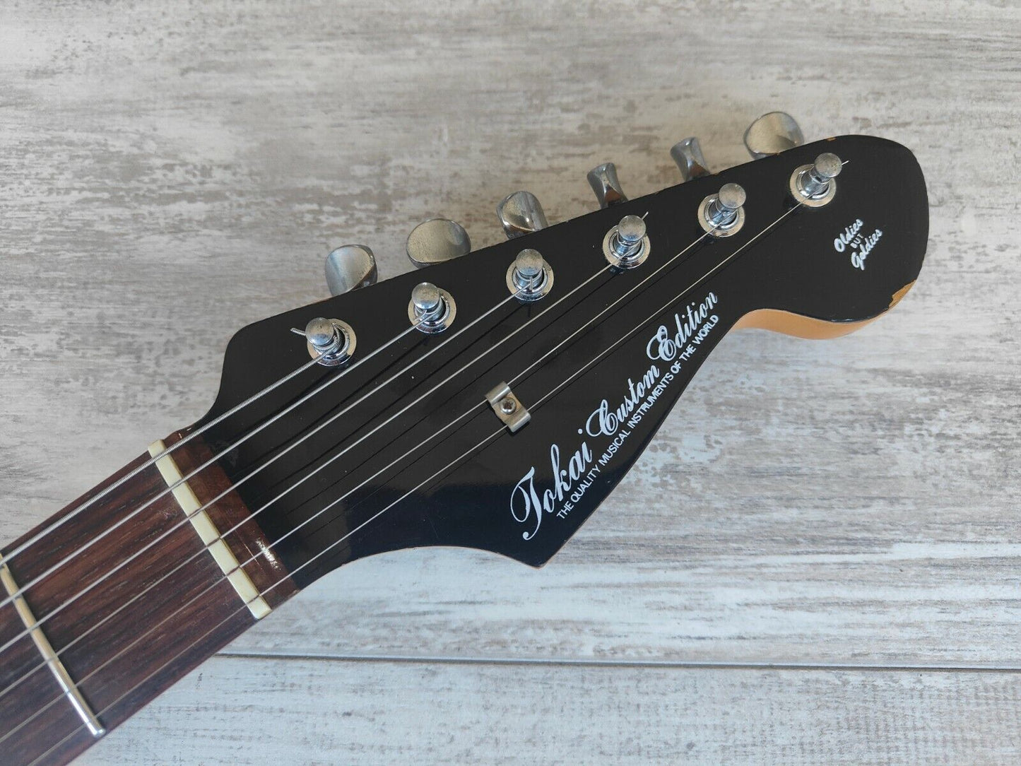 1980's Tokai Japan Custom Edition HSS Superstrat (Black)