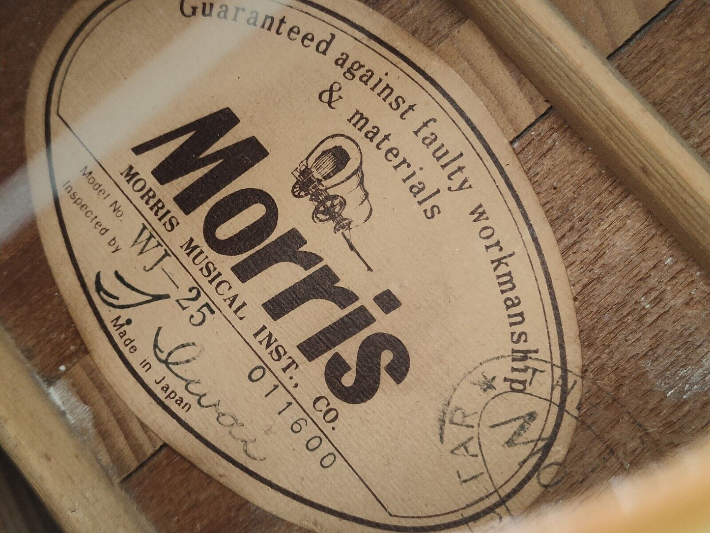 1980's Morris Japan WJ-25 "Everly Brothers" Jumbo Acoustic Guitar (Natural)