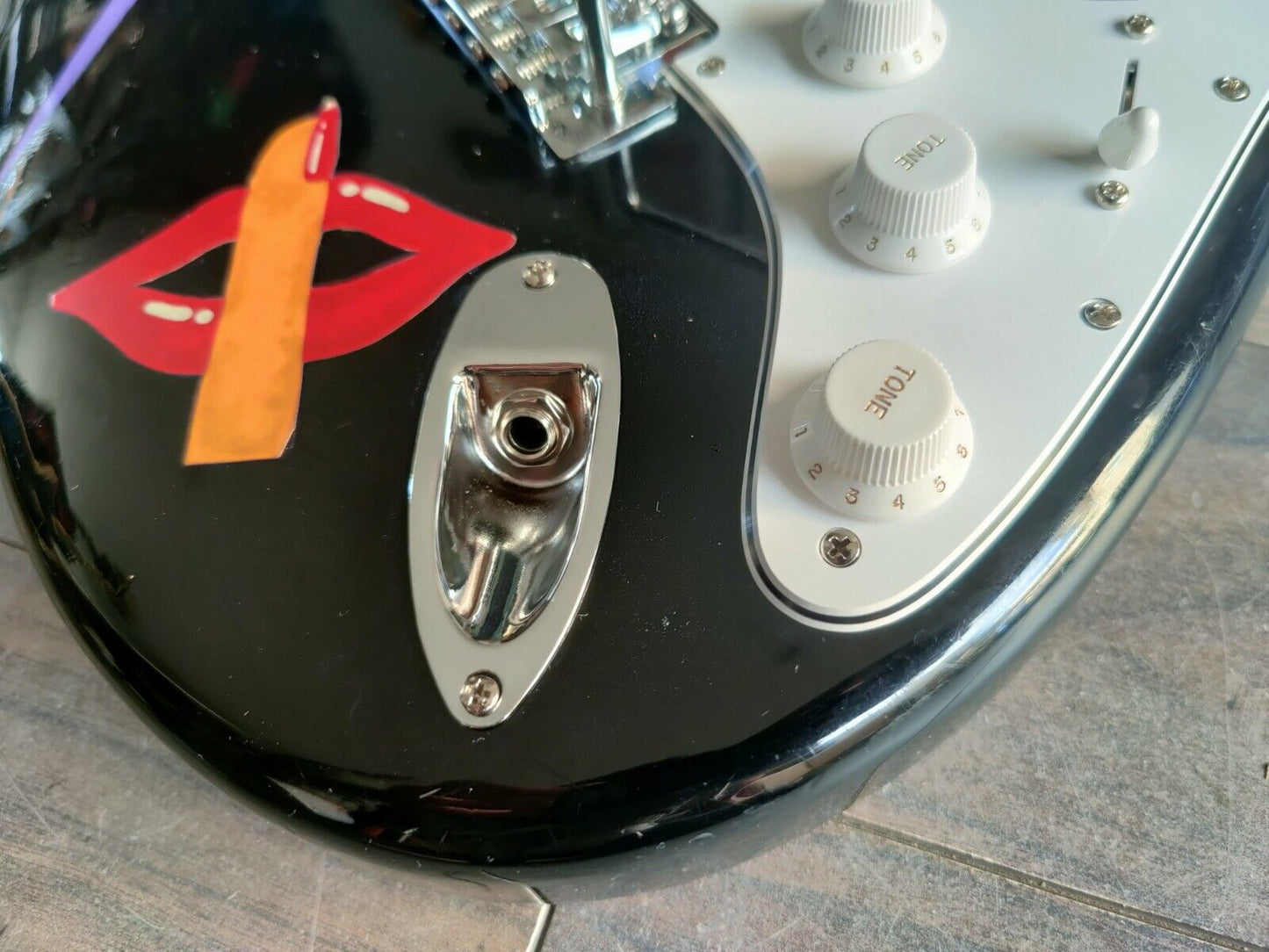 1980's Yamaha Japan SR450S Super Rock'n Roller Stratocaster (Black)