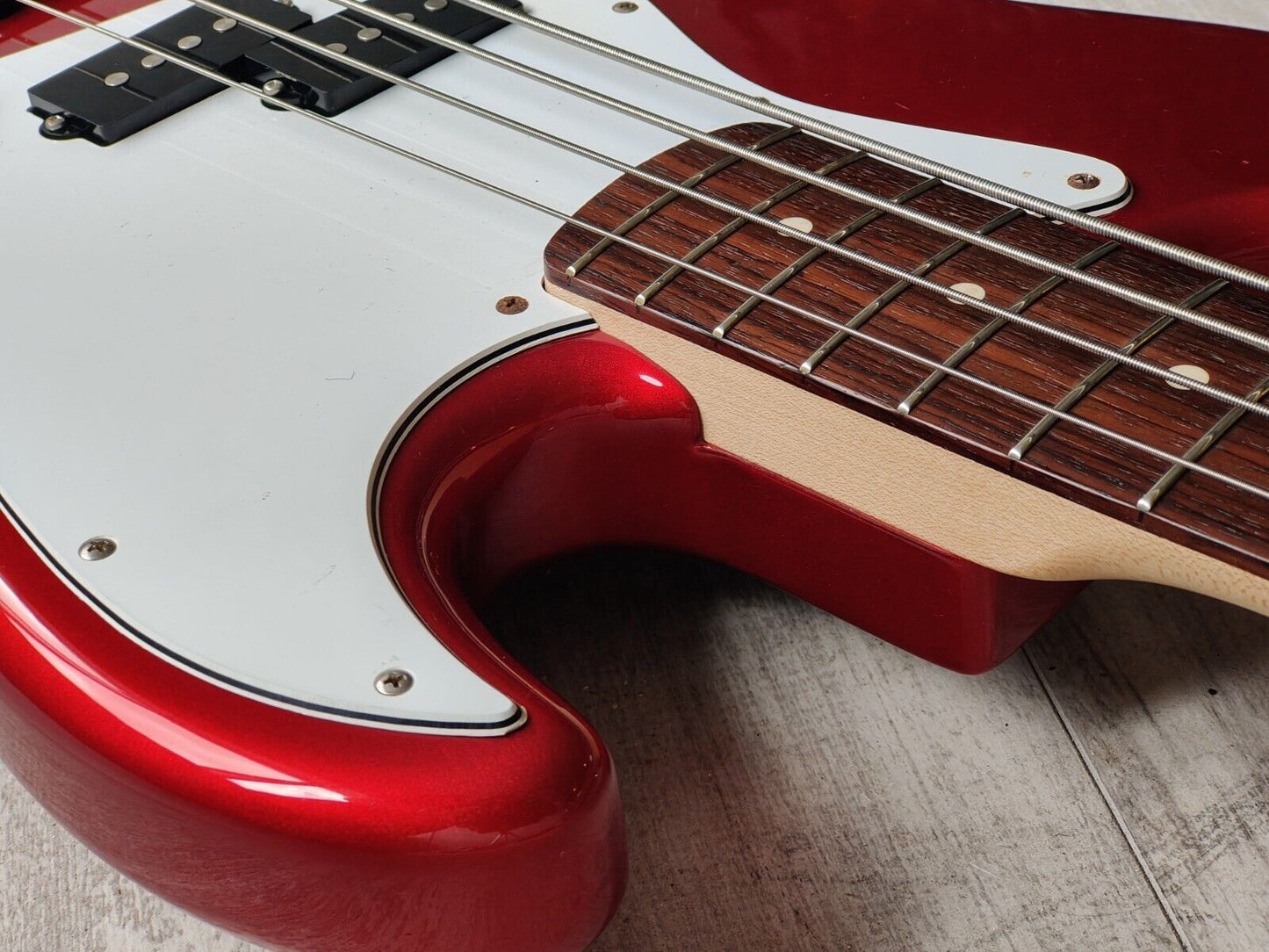 2010 Fender Japan JB-STD/PJ PJ Jazz Bass (Candy Apple Red)