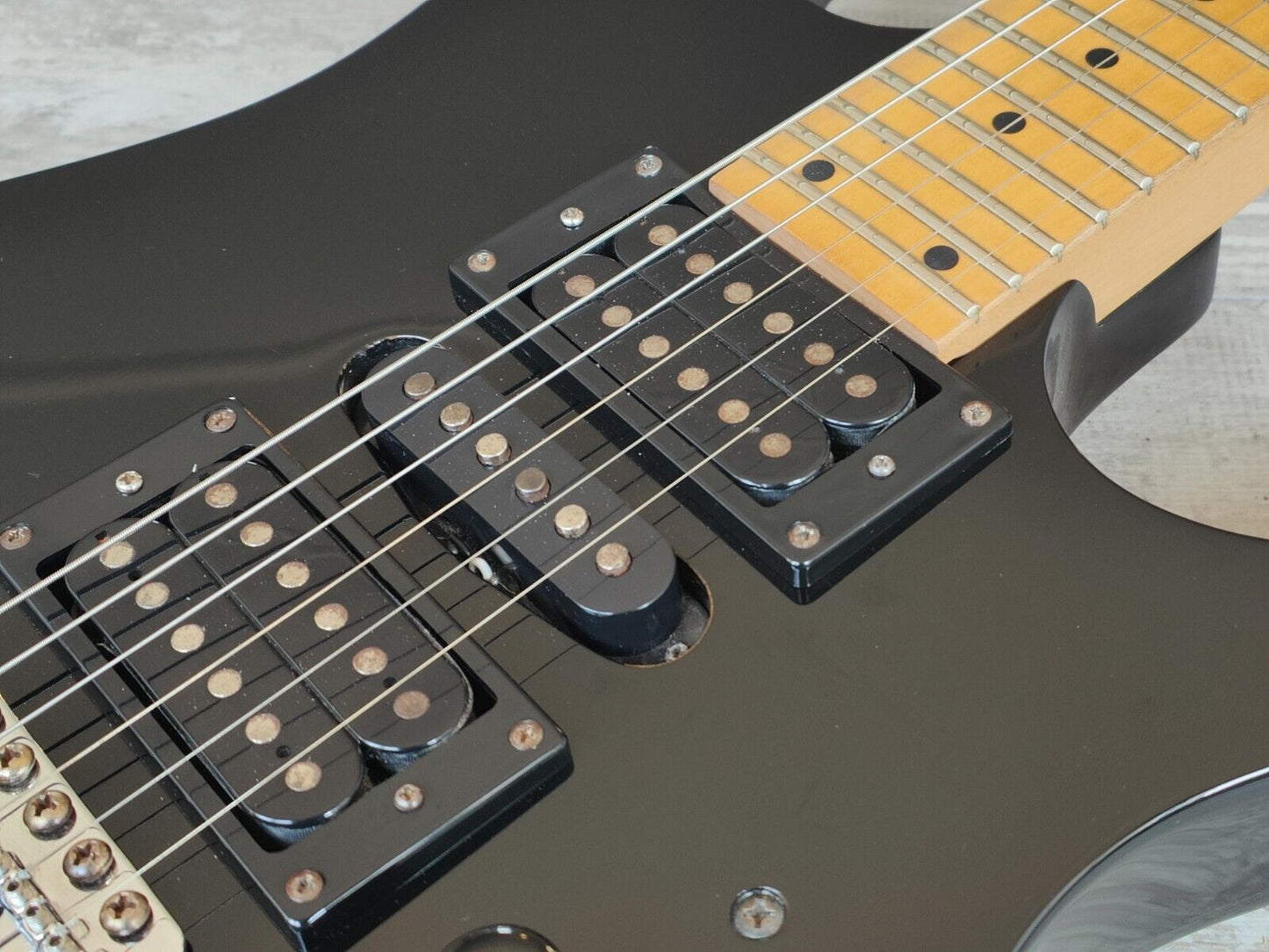 1998 Ibanez RG170 HSH Superstrat (Black)