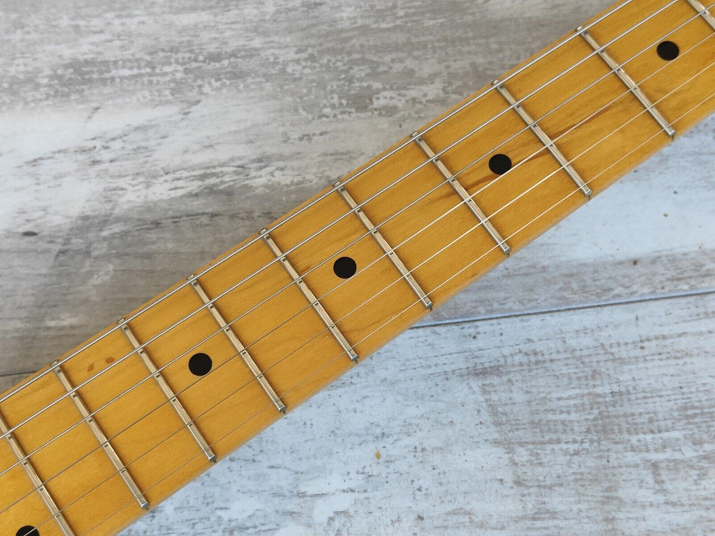 1990's Bill Lawrence Japan BR2M-70 Stratocaster (Black w/Silver Sparkle)