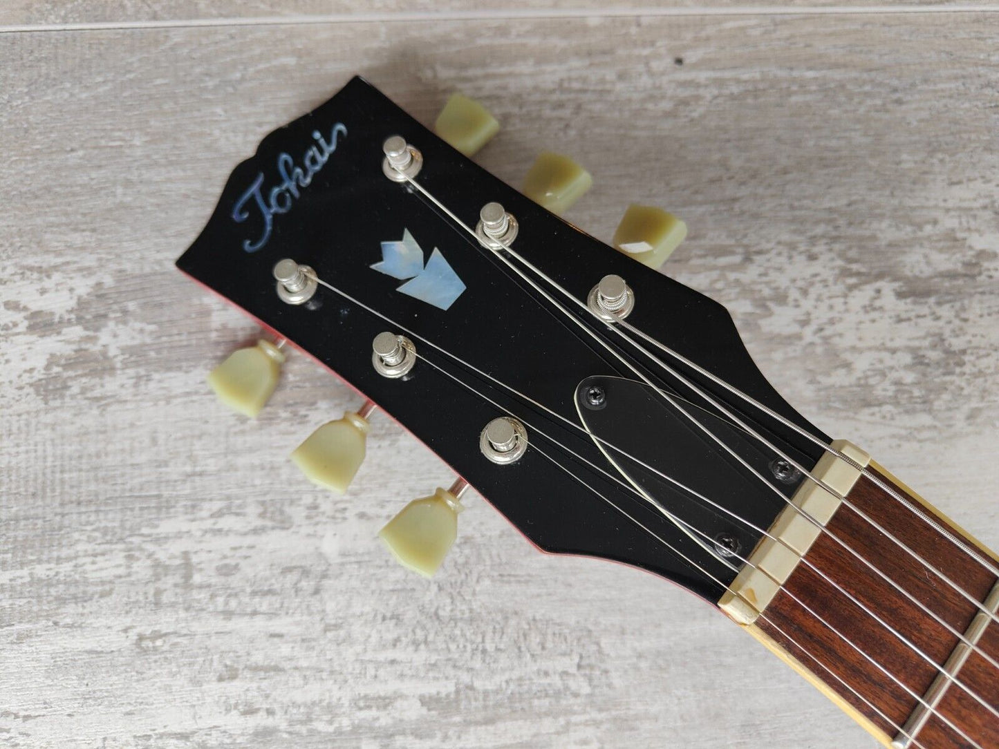 Tokai ES-78L Semi Hollowbody 335 LH Left Handed Electric Guitar (Red)