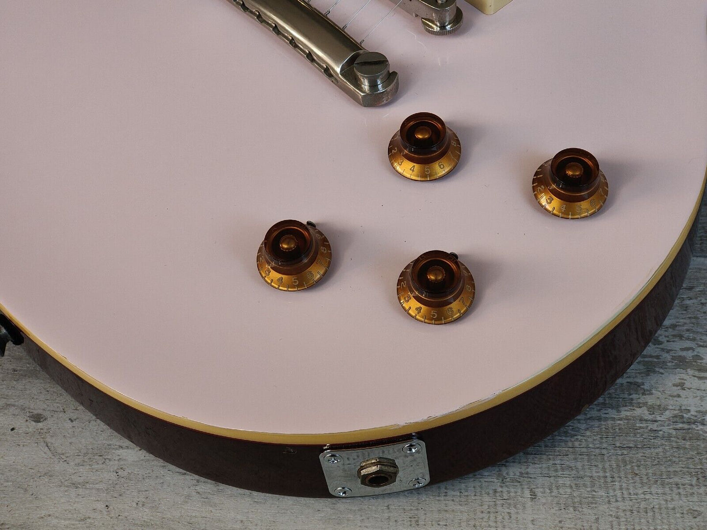 1990 Greco Japan EG-700 Les Paul Standard (Refinished Pink Top)