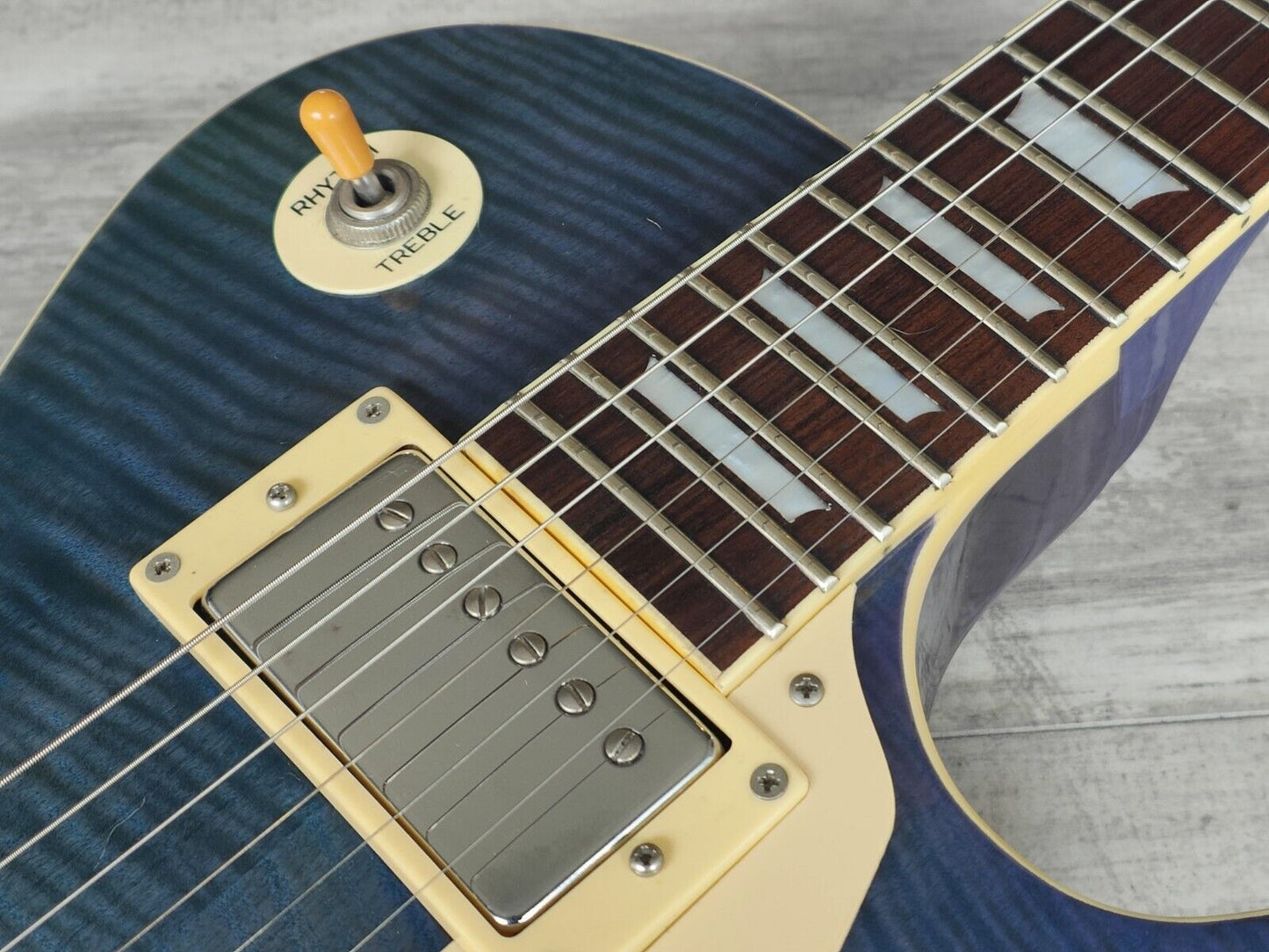 2014 Tokai ALS Series Love Rock Les Paul Standard (Transparent Blue)