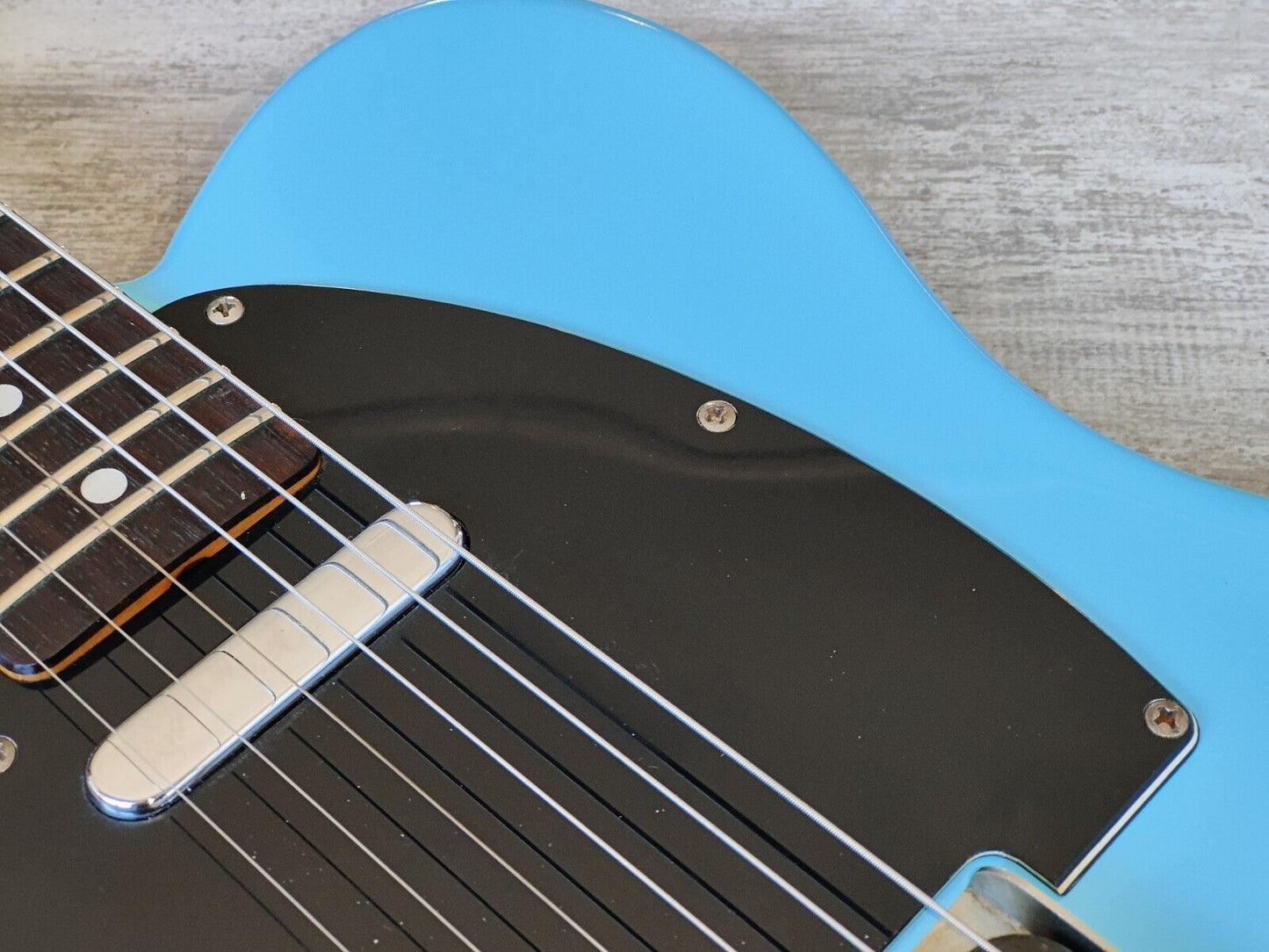 1986 Fender Japan TL72-55 LH '72 Reissue Left Handed Telecaster (Daphne Blue)