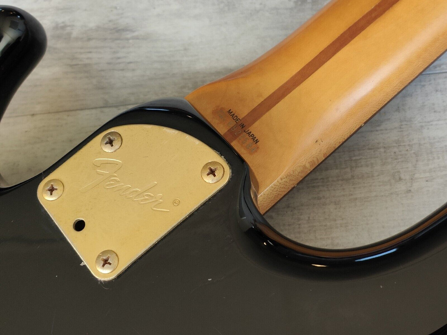 1988 Fender Japan PJR65 Jazz Bass Special PJ Active Contemporary Bass (Black)