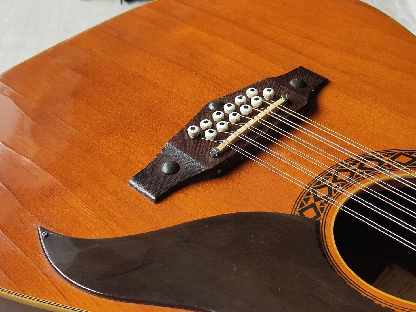 1970's EKO Ranger 12 Vintage 12-String Acoustic Guitar (Natural)