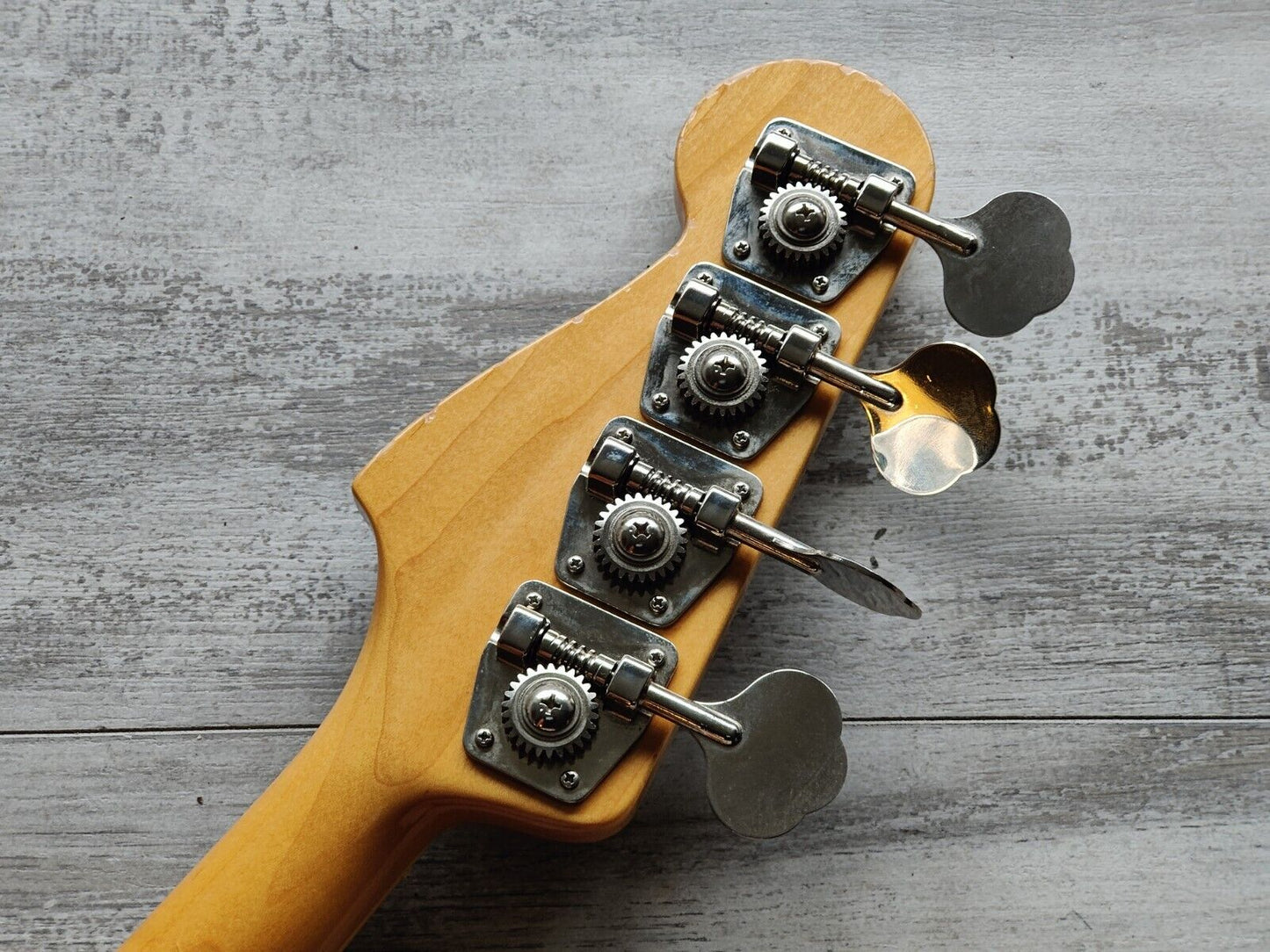 1980's ESP Navigator Japan Custom Order 70's Reissue Jazz Bass (Natural)