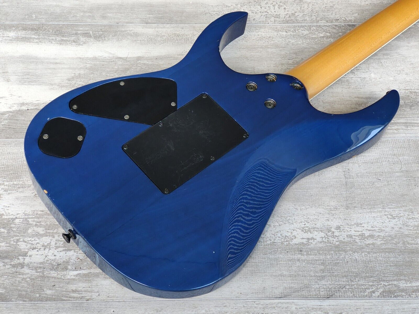 2002 Ibanez Japan RG770FM HSH Superstrat (Deep Blue Flame)
