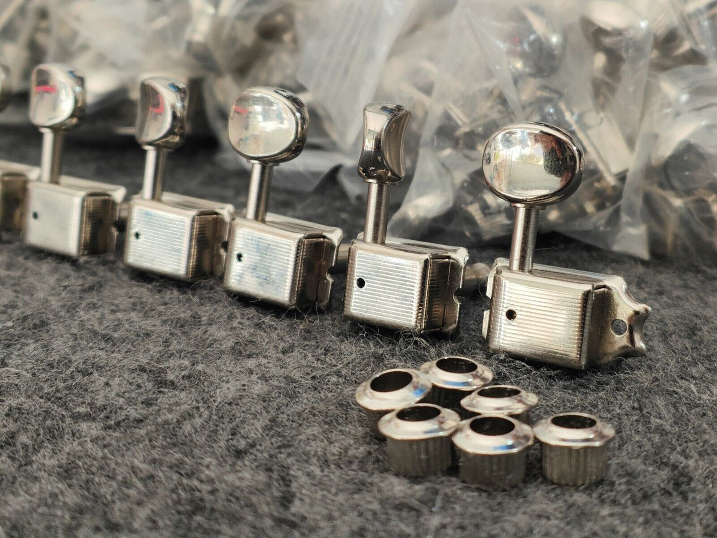 1980's Tokai Japan NOS Vintage Machine Heads/Stratocaster Tuners (Chrome 6IL)