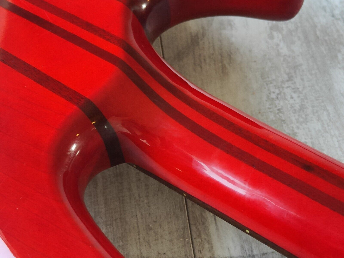 1989 Aria Pro II ASB-60 Integra Series Neckthrough Bass (Transparent Red)