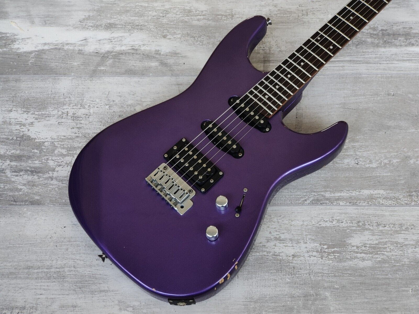 1990's Fernandes FST Limited Edition HSS Superstrat (Purple)